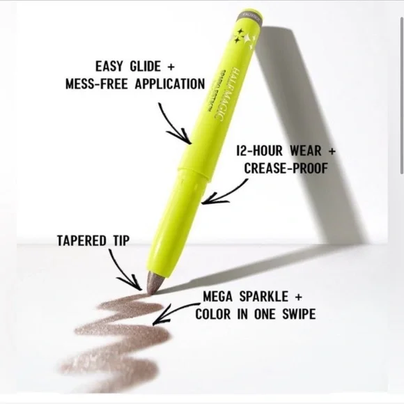 Half magic sparklestick  eye crayon in champagne snowflake NEW - Picture 9 of 12